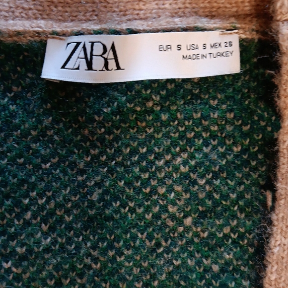 Zara | Jaquiard Knit Button Cardigan | Size Small - Picture 8 of 8